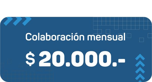 Colaboración Mensual $20.000.-
