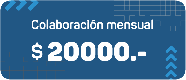 Colaboración Mensual $20.000.-