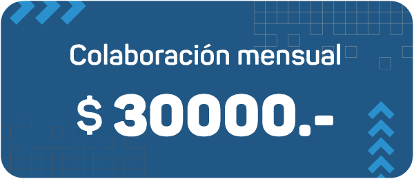 Colaboración Mensual $30.000.-